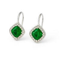 Boucles d'oreilles Idee Preziose dal 1987 Femme in Or blanc Zircone IP.OK18B/85 - IP.OK18B/85